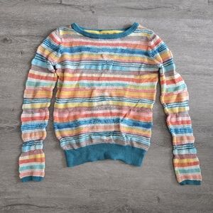 Anthropologie multicolored pullover sweater
